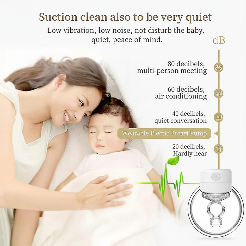 Wearable Breast Milk Pump – Hands-Free, Quiet & Portable