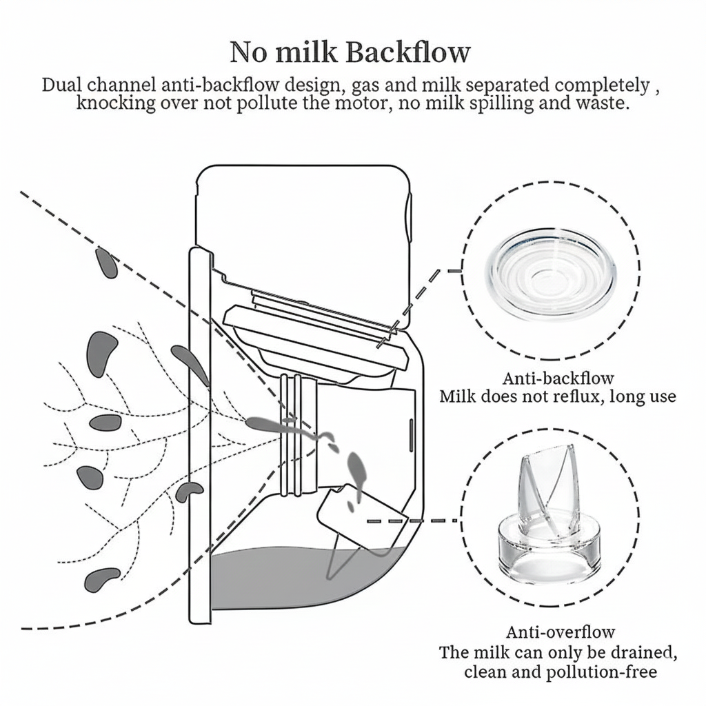 Wearable Breast Milk Pump – Hands-Free, Quiet & Portable